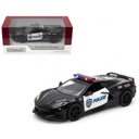 MODEL KOVOVÝ 1:36 Kinsmart 2021 CORVETTE POLICAJT