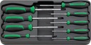 SET ABS 1/3 TORX skrutkovačov s otvorom, 9 ks