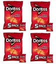 4x 150g DORITOS tortilla chipsy chilli heatwave 5bal UK