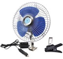 Kovový ventilátor 20cm 12V 21W s klipom / skrutkami