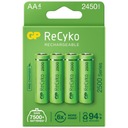 4 x batérie GP ReCyko 2500 AA R6 2450 mAh