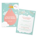 TEST + Diplom pre budúcu matku Baby Shower BOCIAN