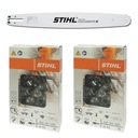 VODIACA LIŠTA + 2x REŤAZ STIHL 37cm, 3/8” 1,6mm 56z pre MS 291 MS311 ORIGINÁL