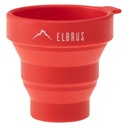 ELBRUS FOLDCUP skladací pohár 130ML ČERVENÝ