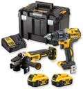 DEWALT COMBO SADA DCD791 DCG405 2xAKU DCK2020P2T