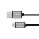 USB - USB kábel typu C 1m Kruger&Matz Basic