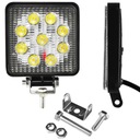 PRACOVNÁ LAMPA 9 LED HALOGEN 27W 12V 24V LED