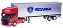 TIR SCANIA V8 R730 kovový náves ťahač Welly 132