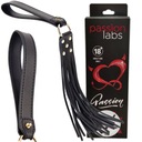 Kožený bič BDSM Whip black MINI bič EROTICS