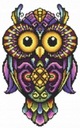 Plátno C8337 OWL 23x37 krížiková výšivka