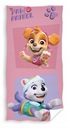 Veľká plážová osuška 70X140 PAW PATROL DOGS s licenciou