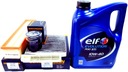 3 FILTRE 4L ELF OIL 10W40 LOGAN I SANDERO I CLIO III IV TWINGO II 1.2 16V