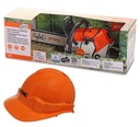 STIHL BENZÍNOVÁ PÍLA HRAČKA + PRILBA