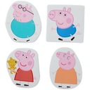 Penové figúrky do kúpeľa Peppa Pig, 4 ks