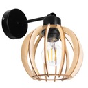 NÁSTENNÁ LAMPA E27 PEVNÁ loft Sphere Wood