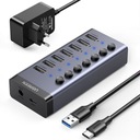 Hub adaptér pre USB-C notebook, Ugreen 7x USB-A PD