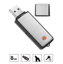 ERROR Spy Voice Recorder Mini Pendrive 8GB USB DISKRÉTNE 18 hodín