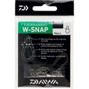 DAIWA Tournament Zatváracie špendlíky W-Snap S 9kg 10 ks