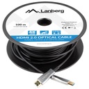 DLHÝ 100m HDMI kábel Lanberg v2.0 Premium High optický AOC 4K UHD