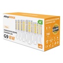 6x G9 LED žiarovka 8W=75W 790lm 3 BERGE FARBY