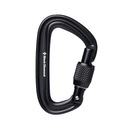 Black Diamond LiteForge Screwgate Carabiner Black