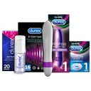 Gélový vibračný krúžok na kondóm Durex SET