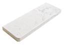 biely parapet s mramorom Carrara / Misty White