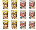 12x 50g FITELLA Ovsené müsli Jahoda Banán MIX