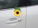 VEĽKÁ dekorácia na auto SUNFLOWERS 236