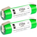 2x SONY Li-Ion BATÉRIA 3,6V 2100 18650