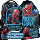 SÚPRAVA 4ks BATOHU SPIDERMAN, ŠKOLSKÝ SET PRE CHLAPKOV