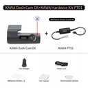 2K 1440P HD WiFi autokamera pre auto DVR kameru