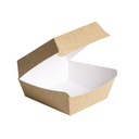 Burger box kraft kartón 115x105x75mm 75ks