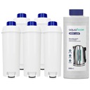 5x Filter pre DELONGHI ECAM ESAM odstraňovač vodného kameňa 500 ml