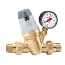 REDUKTOR TLAKU VODY + MANOMETER 1 INCH CALEFFI