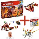 LEGO Ninjago Lávový drak meniaci sa na ohnivú vlnu 71793 + LEGO 30649