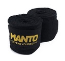 MANTO Boxerské obväzy Defend V2 Black 4m