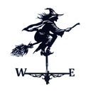 Kovová korouhvička Black Witch Weathervane