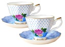 Porcelánový pohár 220ml set Rose Bone China