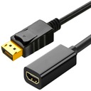 DisplayPort v1.4 - HDMI v2.0 kábel Montis 20 cm