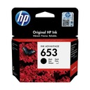 HP 653 čierny atrament DeskJet Plus 6075 6475 3YM75AE