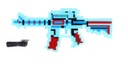 RIFLE DIAMANT GUN MINECRAFT LED ZVUK