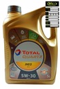 TOTAL QUARTZ OIL 5W30 INEO ECS 5L ACEA C2 ACEA A3/B4 ACEA A5/B5