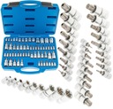 ZÁSUVKY NA KĽÚČE TORX E-TORX TORX PLUS 1/4 3/8 1/2 SADA 60 PRVKOV