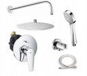 PODOMIETKOVÝ SET GROHE BATÉRIA + DAŽĎOVÁ SPRCHA 25cm