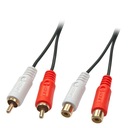 Lindy 35673 RCA Chinch audio predlžovací kábel 5m