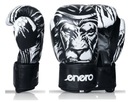 BOXERSKÉ RUKAVICE VEĽKOSŤ. 10OZ ČIERNO-BIELY ENERO TIGER