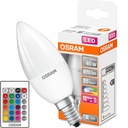 LED SVIEČKOVÁ žiarovka E14 5,5W OSRAM RGBW PILOT DIM