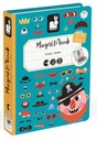 JANOD MAGNETIBOOK MAGNETICKÉ PUZZLE FUNNY FACE BOY