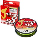 Daiwa J-Braid X8 0,18mm 135m Chartreuse